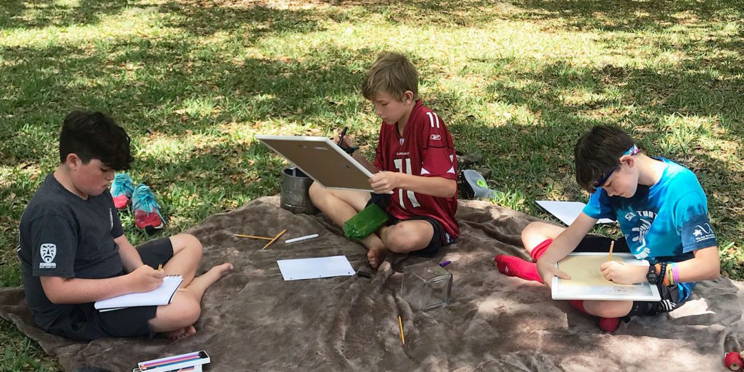 Children Writing